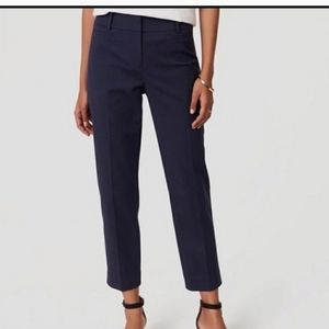 Loft navy blue Riviera pant skinny sz 6